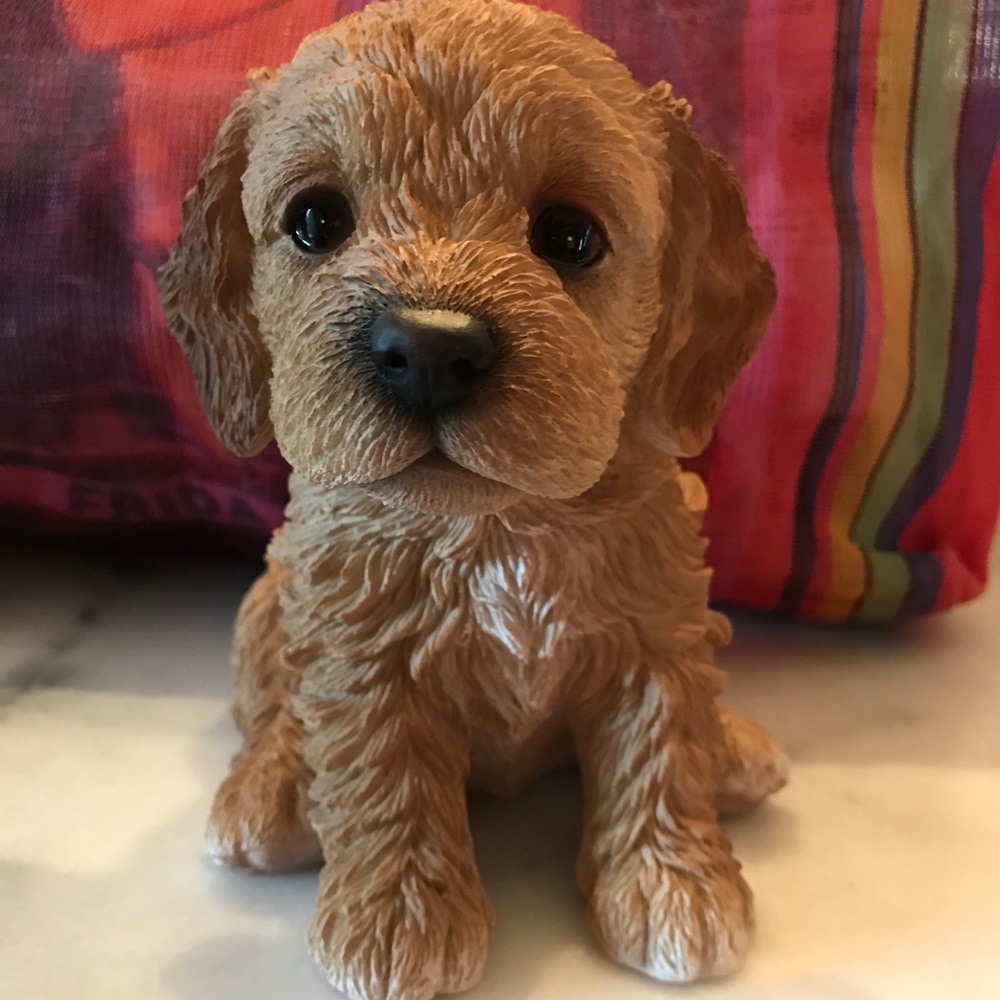 NEW Hi-Line Brown Cockapoo Statue